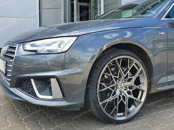 Audi A4 на стильных дисках HRE FF10 R20 - Фото № 4