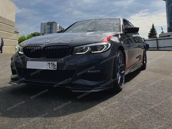 BMW 3 на разношироких дисках HRE FF10 R19 - Фото № 3