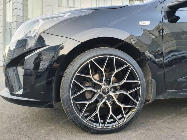 Kia Rio 4 на стильных литых дисках HF2 R18 - Фото № 1