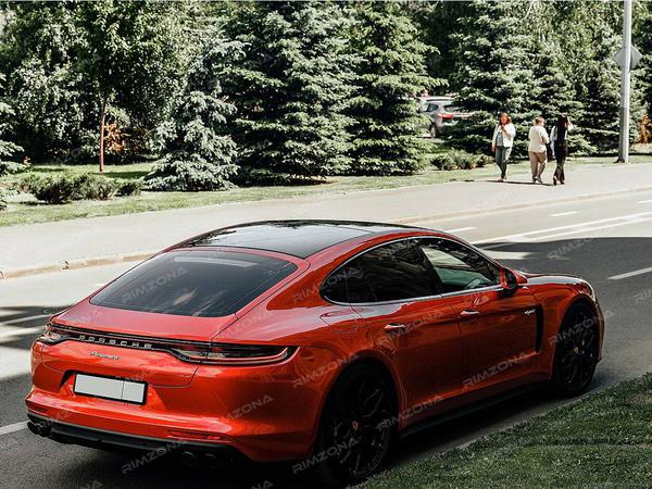 Porsche Panamera на кованых дисках в стиле VOSSEN HF2 R21 - Фото № 7