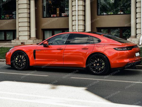 Porsche Panamera на кованых дисках в стиле VOSSEN HF2 R21 - Фото № 6