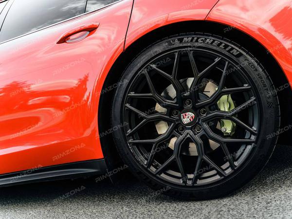 Porsche Panamera на кованых дисках в стиле VOSSEN HF2 R21 - Фото № 10