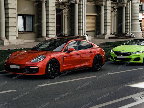 Porsche Panamera на кованых дисках в стиле VOSSEN HF2 R21 - Фото № 1