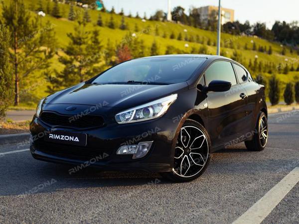 kia ceed на литых дисrах YA9350 Sakura Wheels - Фото № 1