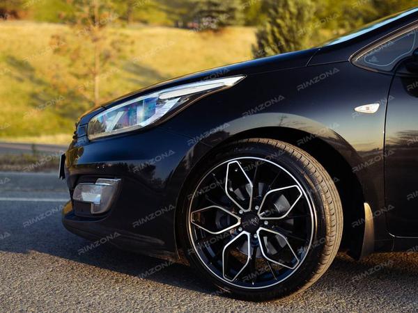 kia ceed на литых дисrах YA9350 Sakura Wheels - Фото № 3