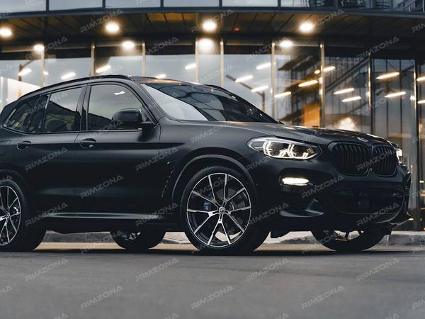 BMW X3 на кованых дисках в стиле BMW 728M STYLE - Фото № 2