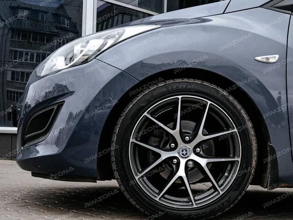 Hyundai I30 на литых дисках hre p101 - Фото № 2