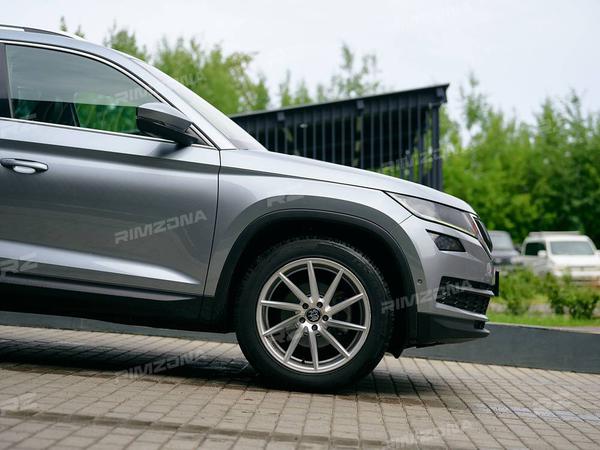 SKODA KODIAQ НА ЛИТЫХ ДИСКАХ В СТИЛЕ VOSSEN CVT R19 - Фото № 6