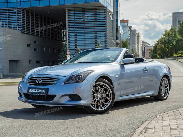 INFINITI G37 НА ЛИТЫХ ДИСКАХ В СТИЛЕ HRE FF10 R19 - Фото № 1