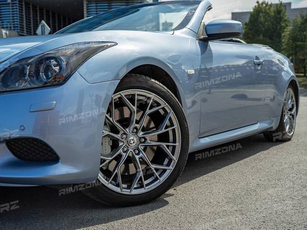 INFINITI G37 НА ЛИТЫХ ДИСКАХ В СТИЛЕ HRE FF10 R19 - Фото № 2