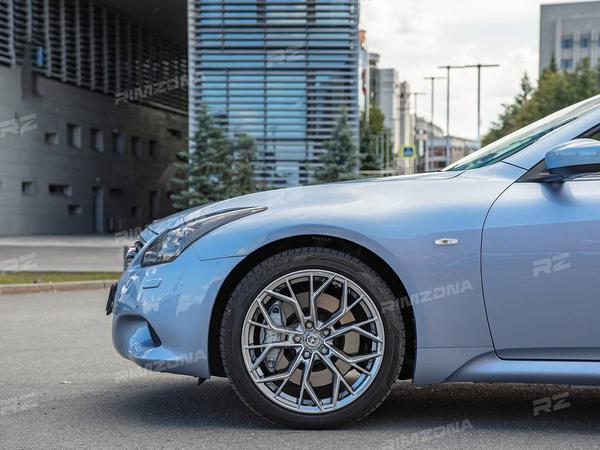 INFINITI G37 НА ЛИТЫХ ДИСКАХ В СТИЛЕ HRE FF10 R19 - Фото № 5