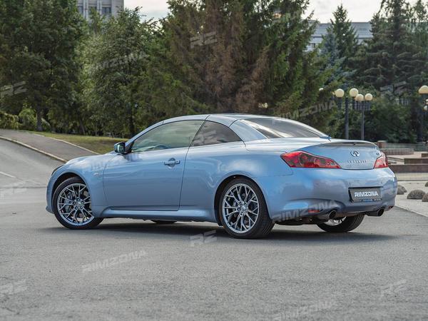 INFINITI G37 НА ЛИТЫХ ДИСКАХ В СТИЛЕ HRE FF10 R19 - Фото № 7