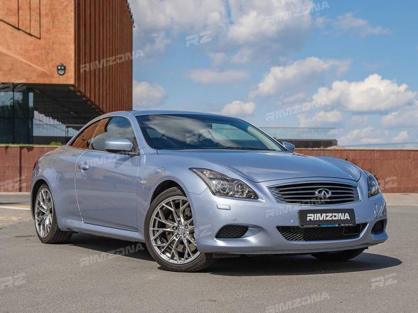 INFINITI G37 НА ЛИТЫХ ДИСКАХ В СТИЛЕ HRE FF10 R19 - Фото № 8