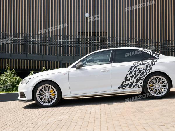 Audi А4 НА ЛИТЫХ ДИСКАХ В СТИЛЕ VOSSEN HF-2 R18 - Фото № 5