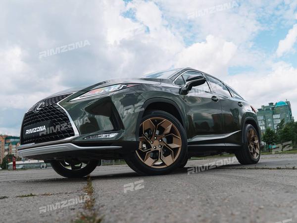 LEXUS RX НА КАСТОМНЫХ КОВАНЫХ ДИСКАХ R21 - Фото № 3
