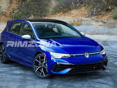 Литой диск В стиле Volkswagen R-line R18 7.5J 5x112 ET40 dia 57.1 - Фото вживую на авто №2