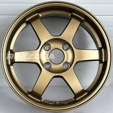 Литой диск RAYS TE37SLBK R15 6.5J 4x100 ET35 dia 73.1