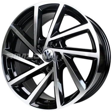 Литой диск В стиле Volkswagen Golf R R18 8J 5x112 ET38 dia 57.0